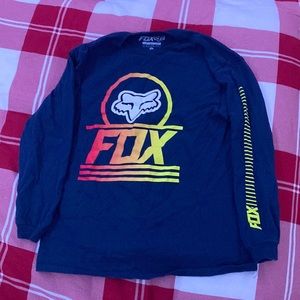 Large kids fox longsleeve shirt